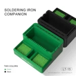 Mijing LT15 2 in 1 Multifunctional Storage Compartment + Soldering Iron Tips Cleaning Area - Image 4