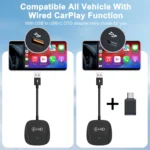 USB and HDMI Wired to Wireless CarPlay Auto Adapter - Image 8