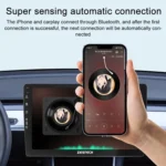 CarPlay and Android Auto Wireless Car Connectivity Box, Specification: Square - Image 4