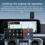 CarPlay and Android Auto Wireless Car Connectivity Box, Specification: Square - Image 7