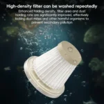 Yesido VC08 Brushless Motor Car Blowing and Suction Dual-Purpose Vacuum Cleaner - Image 9