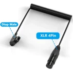 Camera Monitor Power Supply Cable Coiled Adapter Cable, Length: 1.5m - Image 3