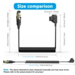 Camera Monitor Power Coiled Adapter Cable, Length: 1.5m - Image 2