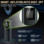 T8 Car Digital Display Portable Smart Electric Wireless Air Pump - Image 5