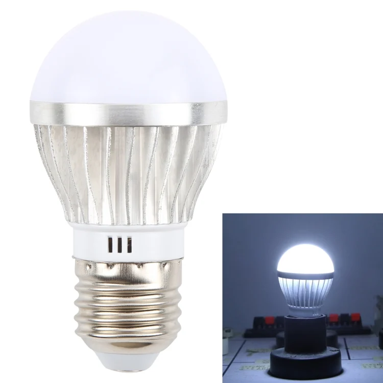 E27 3W 300 Lumens LED Ball Steep Light Bulb