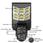 Solar Street Light with V380 4G WiFi 10X Dual-lens Monitoring HD Camera - Image 3