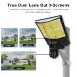 Solar Street Light with V380 4G WiFi 10X Dual-lens Monitoring HD Camera - Image 4