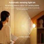 Intelligent Human Body Induction LED Night Light Bedside Lamp with Switch - Image 3