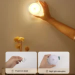 Intelligent Human Body Induction LED Night Light Bedside Lamp with Switch - Image 5
