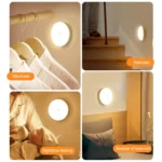 Intelligent Human Body Induction LED Night Light Bedside Lamp with Switch - Image 6