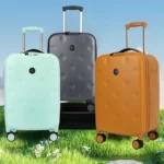 Foldable Portable Universal Wheel Trolley Luggage Suitcase, with TSA Combination Lock - Image 2