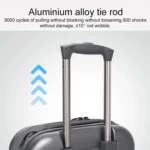 Foldable Portable Universal Wheel Trolley Luggage Suitcase, with TSA Combination Lock - Image 6