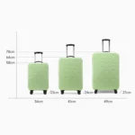 Foldable Portable Universal Wheel Trolley Luggage Suitcase, with Combination Lock - Image 3