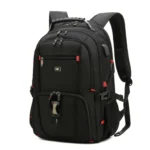Multifunctional Business Large Capacity Waterproof Double-Shoulder Backpack with USB Interface