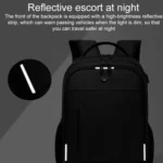 Multifunctional Large Capacity Waterproof Double-Shoulder Backpack with USB Interface - Image 5