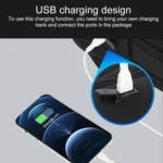 18 inch Multifunctional Large Capacity Waterproof Double-Shoulder Backpack with USB Interface - Image 3