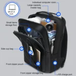 18 inch Multifunctional Large Capacity Waterproof Double-Shoulder Backpack with USB Interface - Image 7