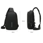 Outdoor Cycling Anti-theft Multi-layer Storage Male Chest Bag - Image 2