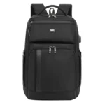 19 inch Multifunctional Large Capacity Waterproof Double-Shoulder Backpack with USB Interface