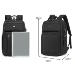 19 inch Multifunctional Large Capacity Waterproof Double-Shoulder Backpack with USB Interface - Image 2