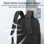 19 inch Multifunctional Large Capacity Waterproof Double-Shoulder Backpack with USB Interface - Image 4