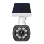 Human Body Sensing Simulation Surveillance Camera Solar Wall Light - Image 2