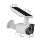 Human Body Sensing Simulation Surveillance Camera Solar Wall Light - Image 3