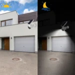 Human Body Sensing Simulation Surveillance Camera Solar Wall Light - Image 10