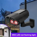 Automatic Rotation Human Body Sensing Simulation Surveillance Camera Solar Wall Light - Image 3