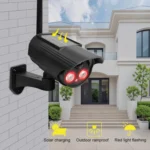 Automatic Rotation Human Body Sensing Simulation Surveillance Camera Solar Wall Light - Image 4