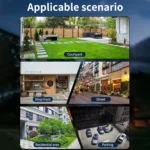 Graffit Version Home Ultra-HD Solar Panel Wireless WiFi Surveillance Camera - Image 11