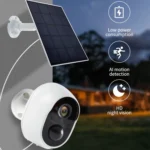 Graffit Version Home Ultra-HD Solar Panel Wireless WiFi Surveillance Camera - Image 4