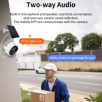 Graffit Version Home Ultra-HD Solar Panel Wireless WiFi Surveillance Camera - Image 6