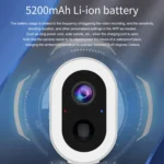 WiFi Tuya Smart Version HD Low Power Consumption Battery Camera, US Plug - Image 8