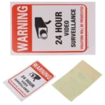 100pcs 24 Hour Video Monitor Warning Sticker - Image 3