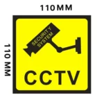 100pcs 24 Hour Video CCTV Monitor Warning Sticker - Image 2