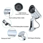 Waterproof Simulation Surveillance Camera with LED Flash Light - Image 4