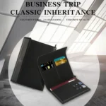 Multifunctional Travel Document Bag RFID Anti-Theft Passport Book - Image 4