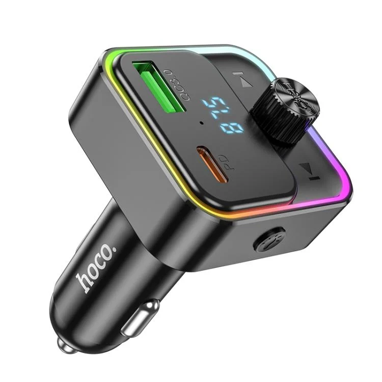 hoco E81 Fantasy PD 30W and QC3.0 Car Bluetooth FM Transmitter - Qty: 5 Units