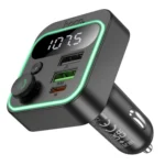 hoco E85 Tiger PD 20W and QC 3.0 Car Bluetooth FM Transmitter - Qty: 5 Units - Image 2