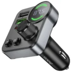 hoco E86 Alegria 48W Dual Port PD 30W and QC 3.0 Car Bluetooth FM Transmitter - Qty:  5 Units - Image 2