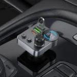 hoco E86 Alegria 48W Dual Port PD 30W and QC 3.0 Car Bluetooth FM Transmitter - Qty:  5 Units - Image 5