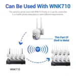 ESCAM WNK710 3MP HD Motion Detection WiFi Intelligent Dual-light Source Camera - Image 2