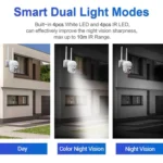 ESCAM WNK710 3MP HD Motion Detection WiFi Intelligent Dual-light Source Camera - Image 6