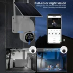 1080P Outdoor Low Power Solar Panel HD WiFi Surveillance Camera - Image 4