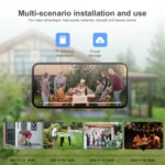 1080P Outdoor Low Power Solar Panel HD WiFi Surveillance Camera - Image 7