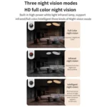 Home Socket Type WiFi Surveillance Camera Support Night Vision & Two-way Intercom - Image 5