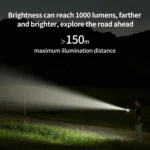 Original Xiaomi Mijia Multifunctional Portable Flashlight 1000LM IP65 Protection - Image 3
