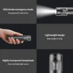 Original Xiaomi Mijia Multifunctional Portable Flashlight 1000LM IP65 Protection - Image 7