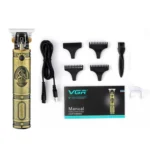 VGR V-085 Vintage Hairstyles Carving USB Electric Hair Clipper - Image 3